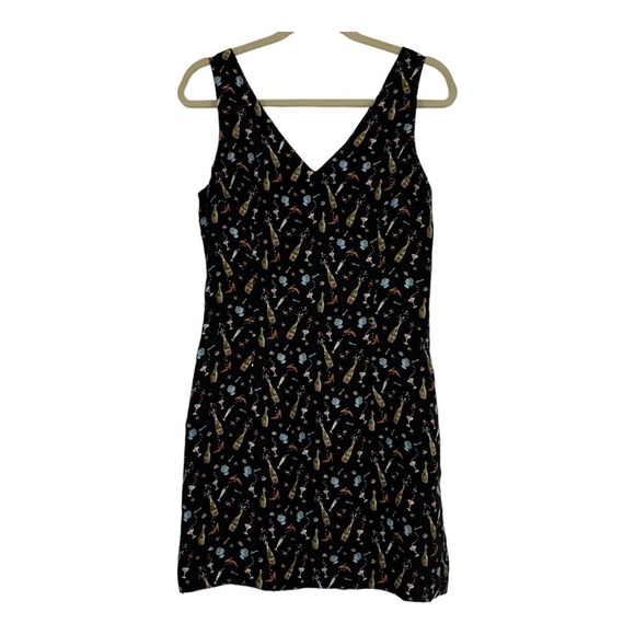 Vintage Nicole Miller Collection 100% Silk Novelty Strawberry Ice-cream print - Picture 1 of 7